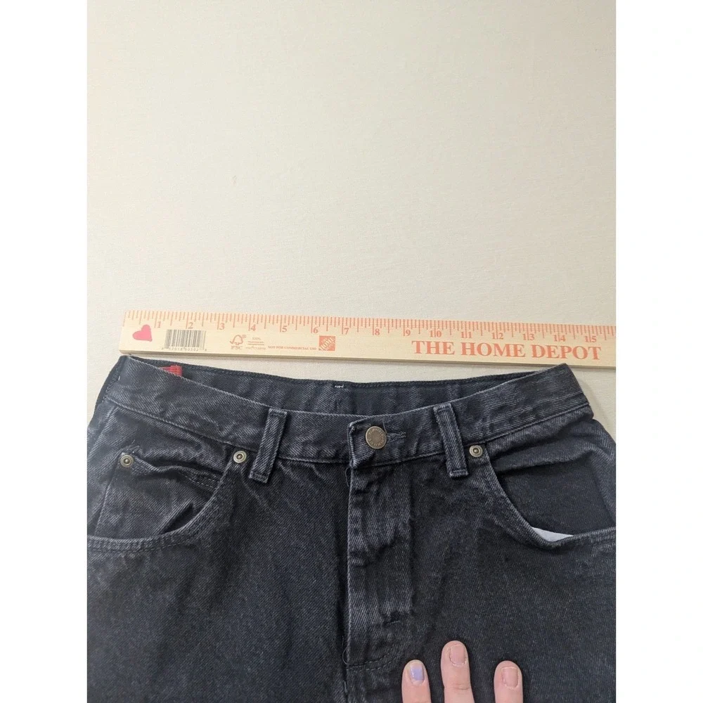 Wrangler Straight Leg Jeans‎ Boys 12 Husky BlackAdjustable Waist 955HUCB